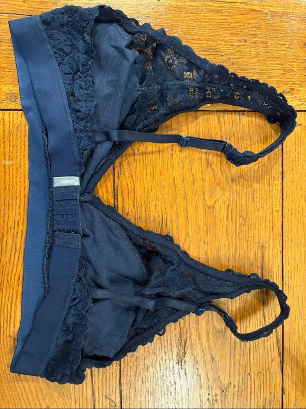 aerie navy lace bralette - Picture 2 of 3